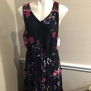 Roz & Ali Career Floral Maxi Dress Size Large -  Car1 Box